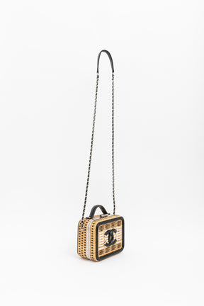 Rattan CC Filigree Vanity Case