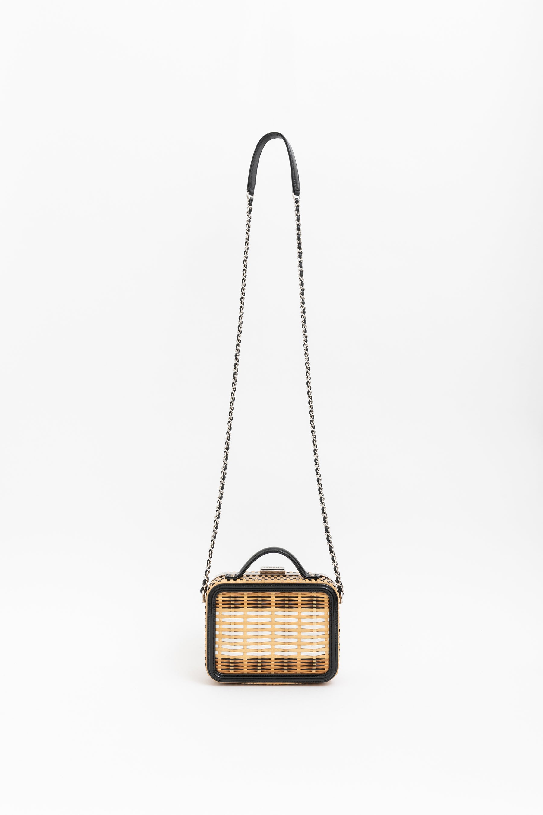 Rattan CC Filigree Vanity Case