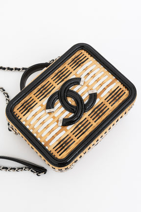 Rattan CC Filigree Vanity Case