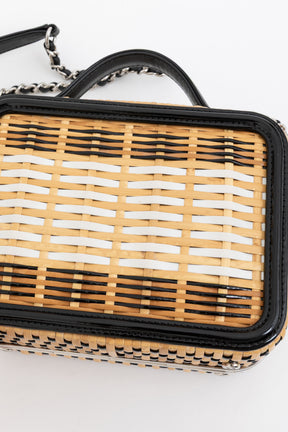 Rattan CC Filigree Vanity Case
