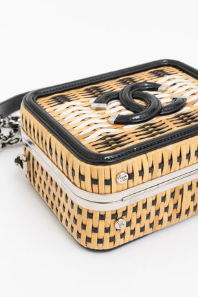 Rattan CC Filigree Vanity Case