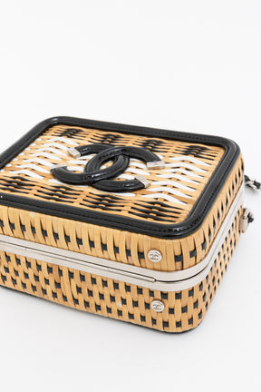Rattan CC Filigree Vanity Case