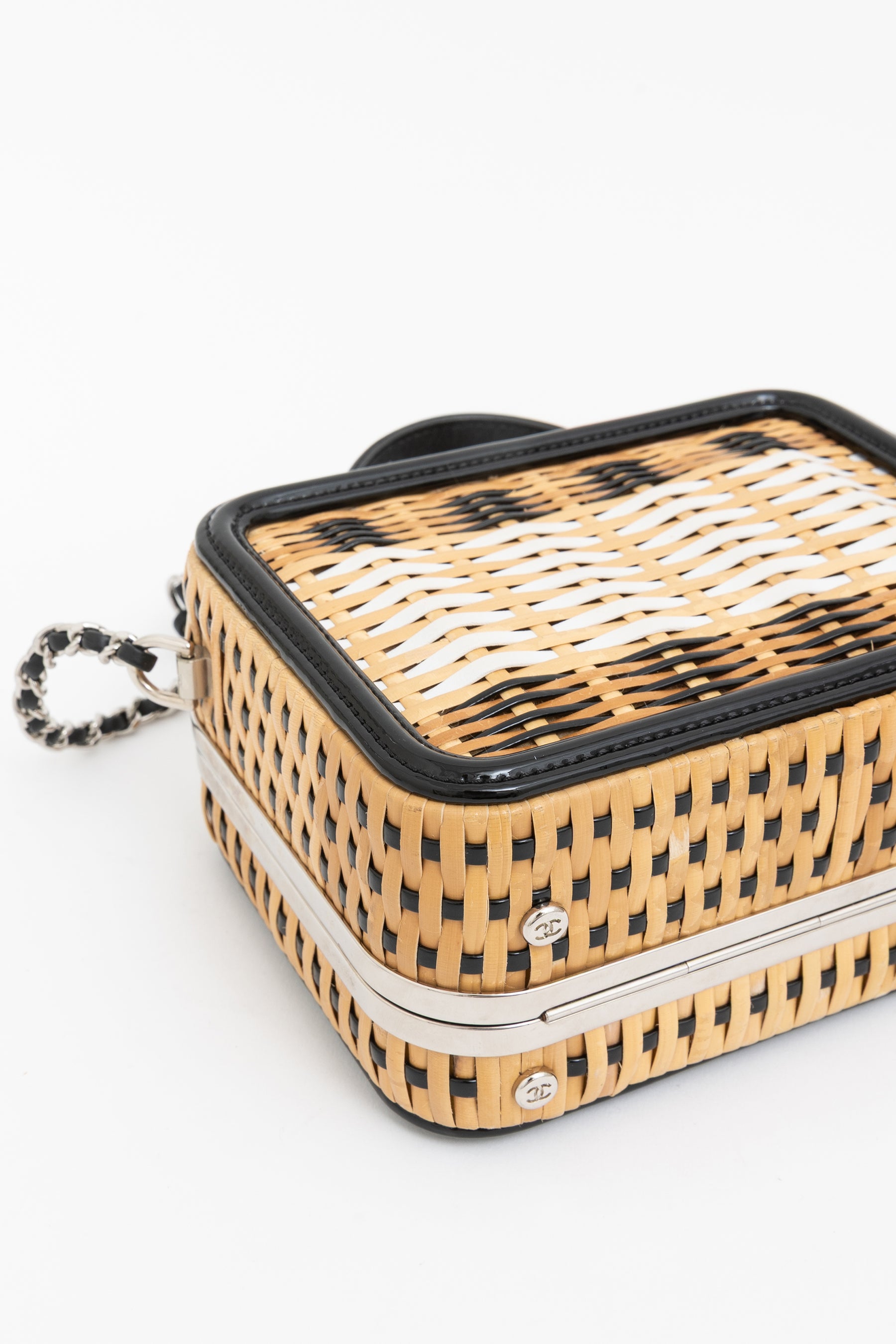 Rattan CC Filigree Vanity Case