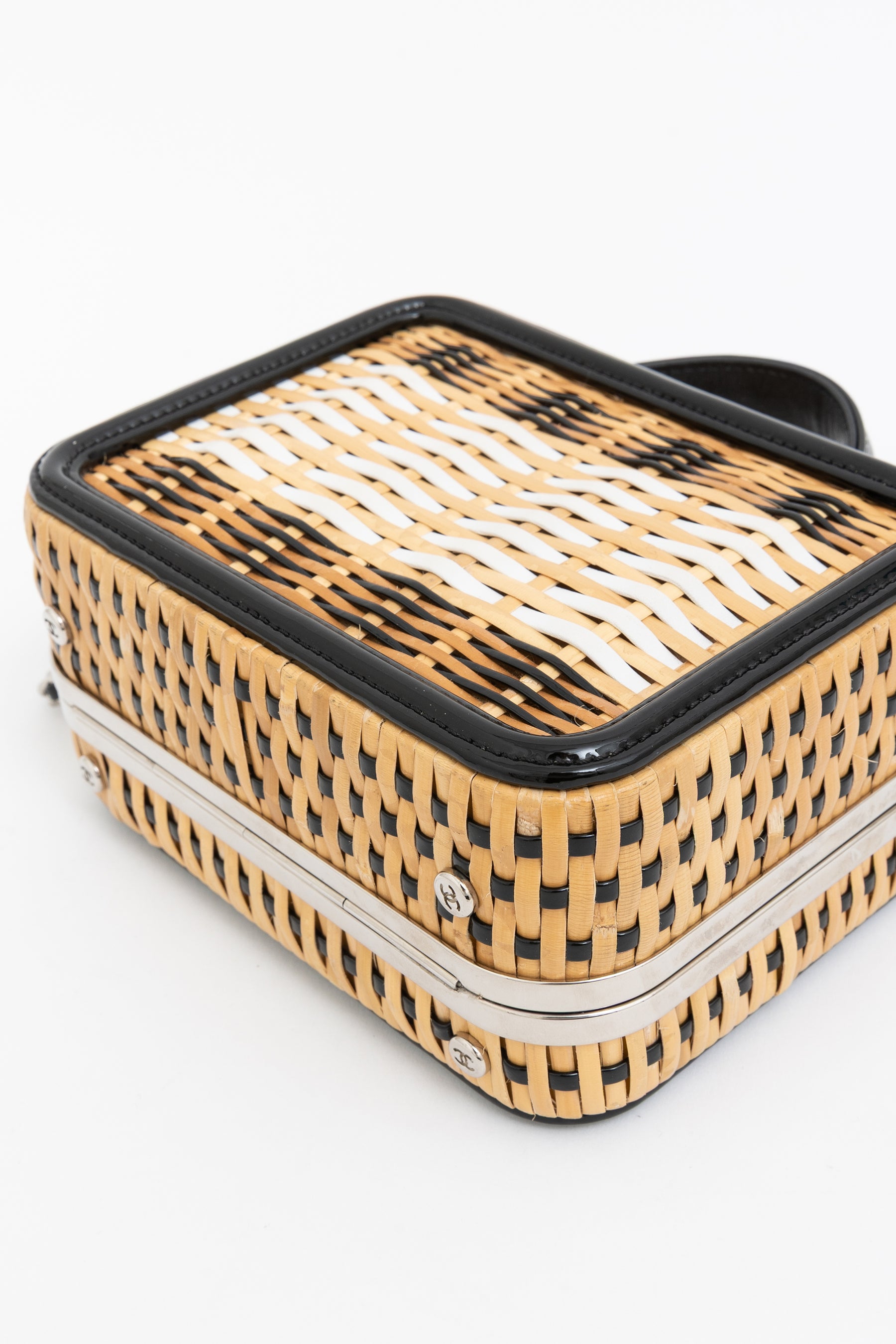 Rattan CC Filigree Vanity Case