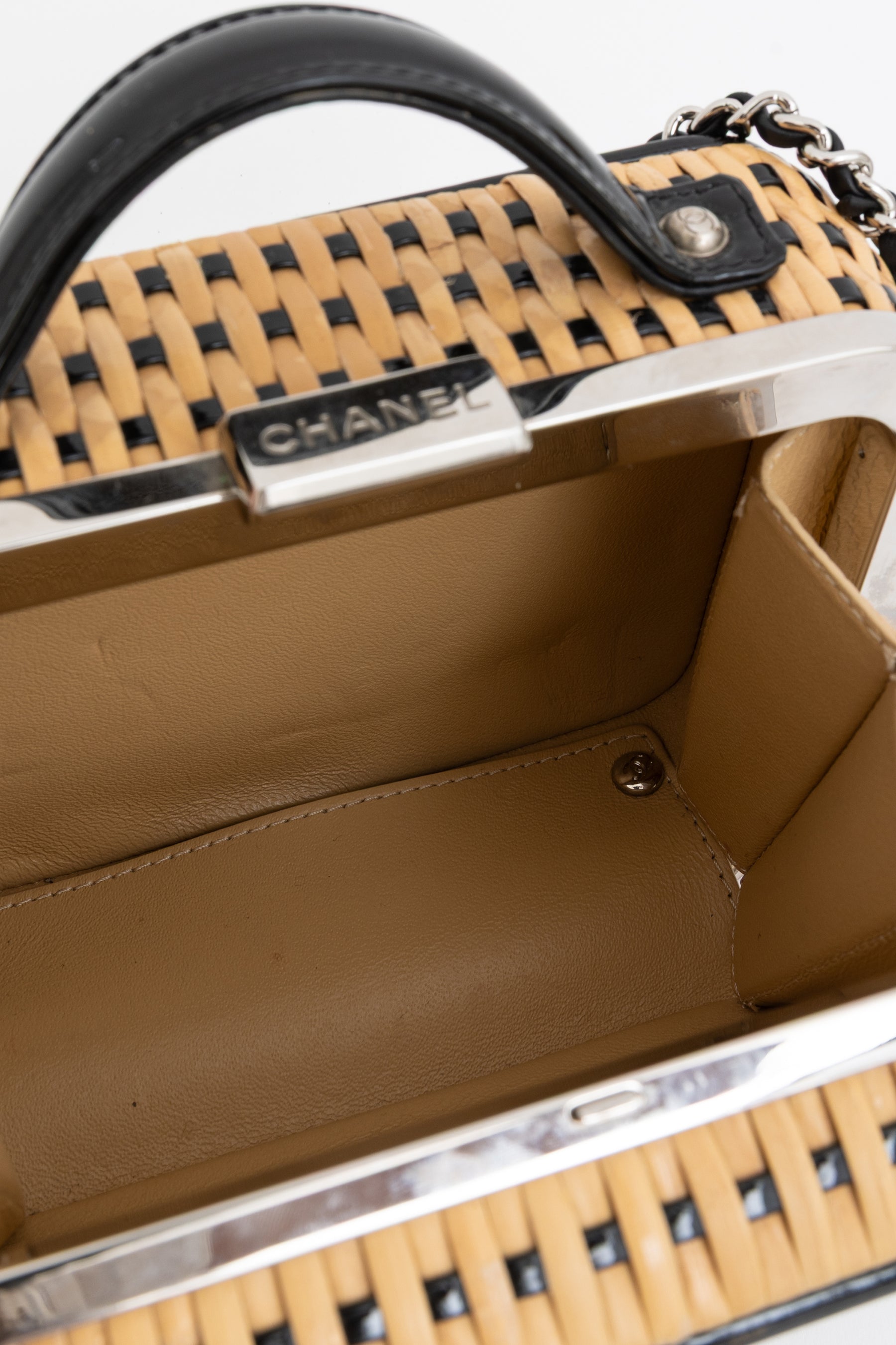 Rattan CC Filigree Vanity Case