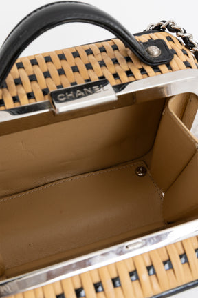 Rattan CC Filigree Vanity Case