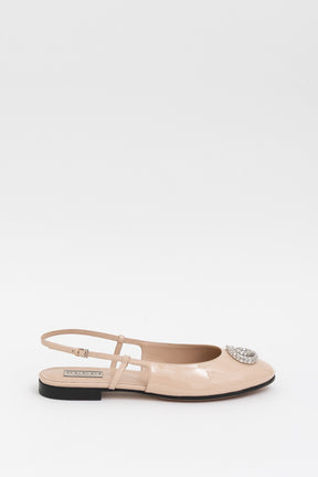 Double G Slingback Ballet Flats