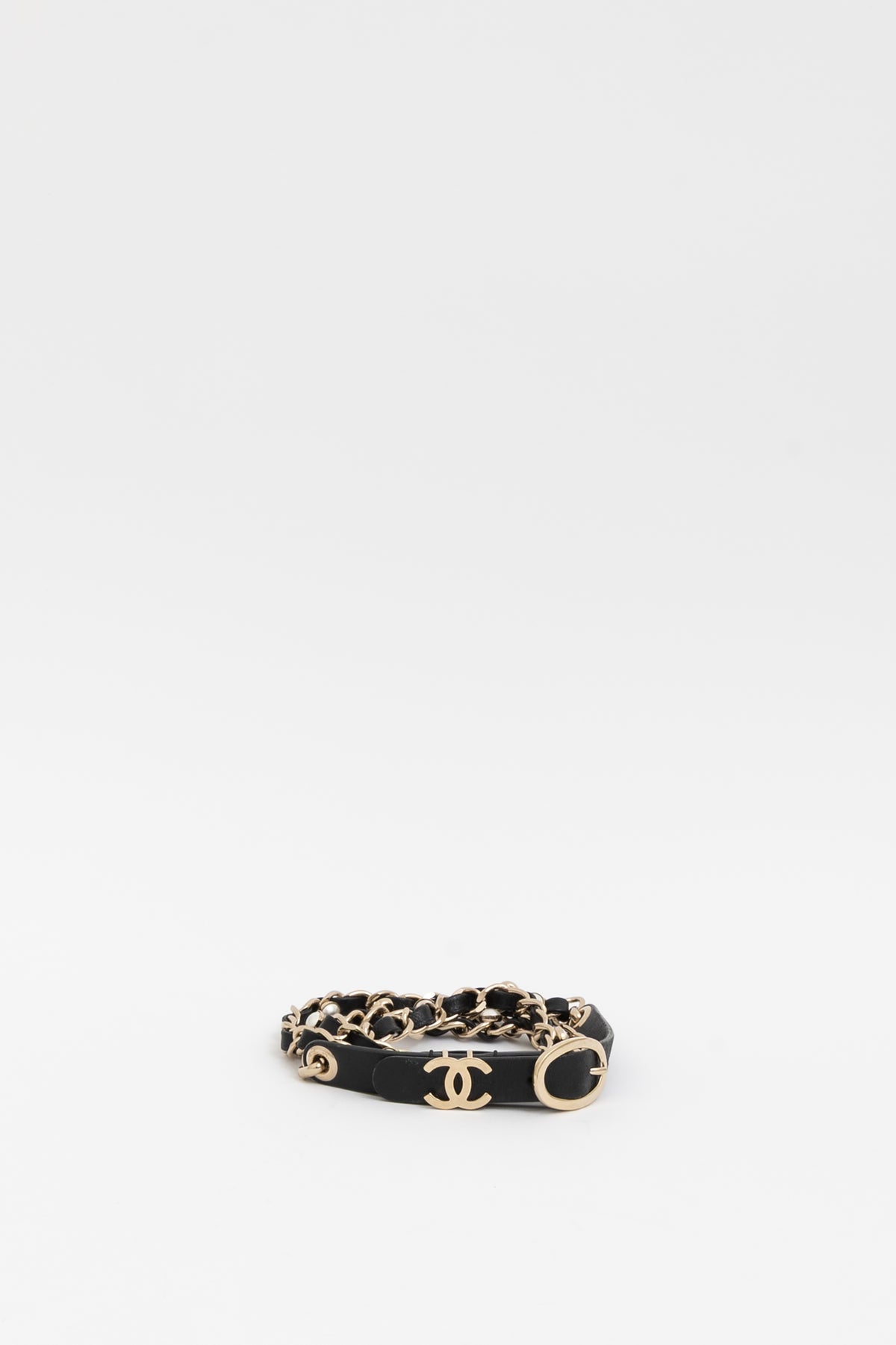 Pearl Chain Logo Belt