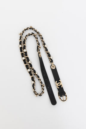 Pearl Chain Logo Belt