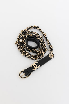 Pearl Chain Logo Belt