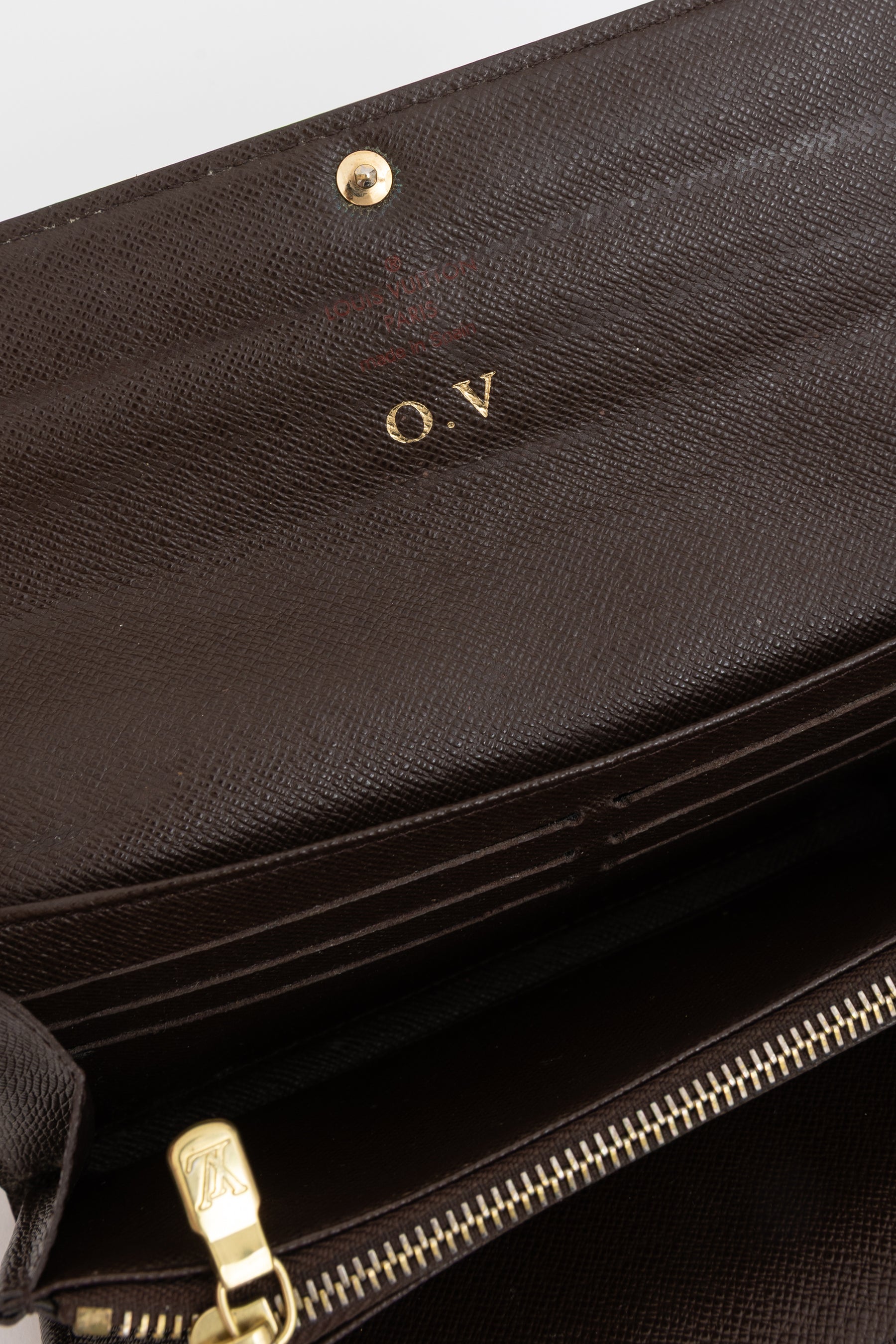 Damier Ebene Sarah Wallet