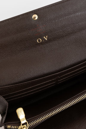 Damier Ebene Sarah Wallet