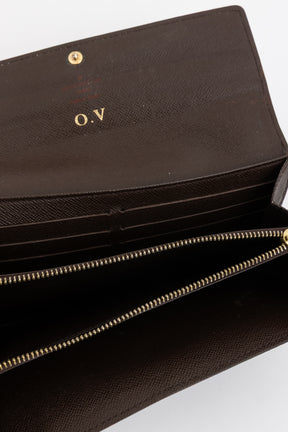 Damier Ebene Sarah Wallet