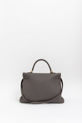 Togo Leather Kelly 35 Retourne Bag
