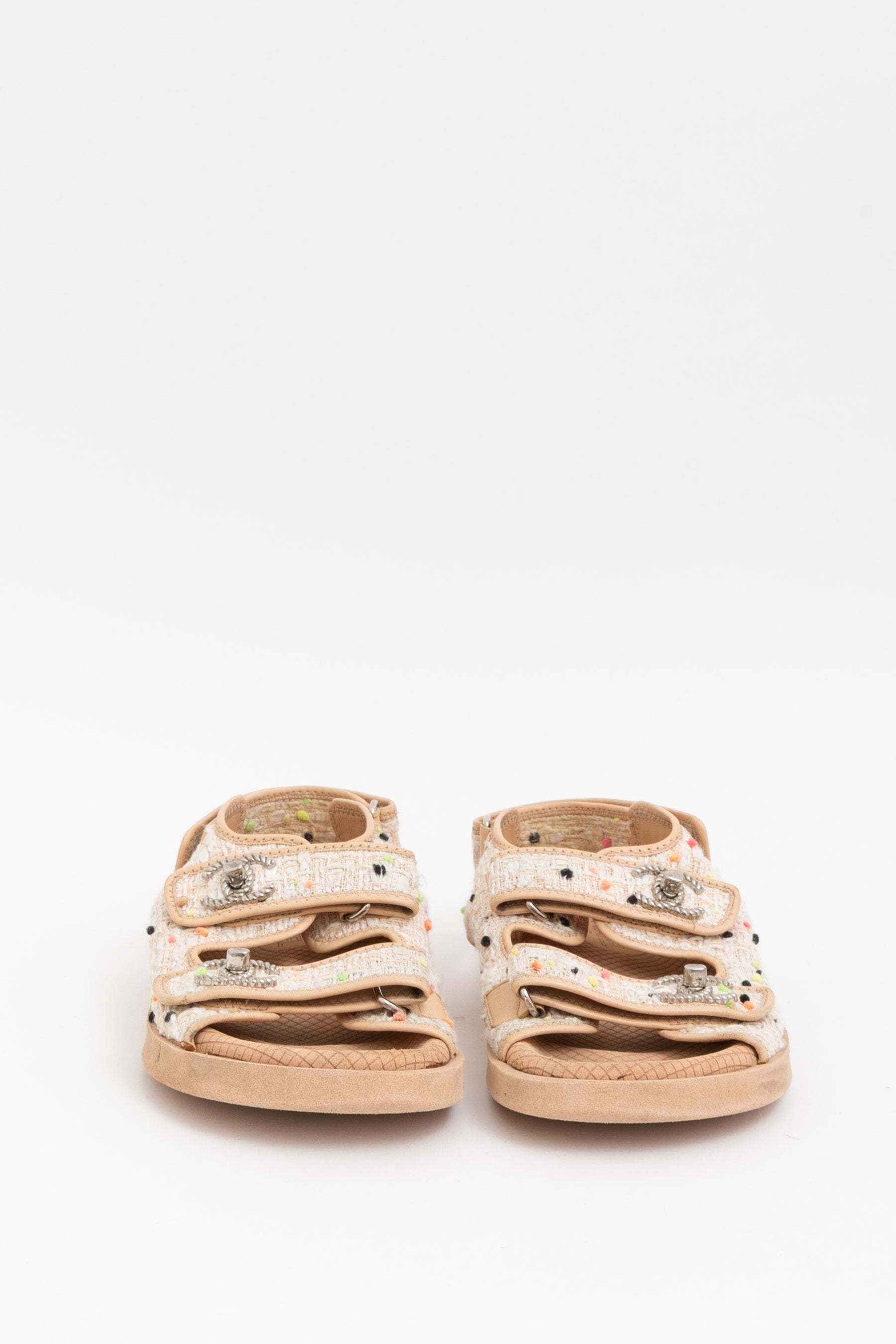 Tweed Dad Sandals