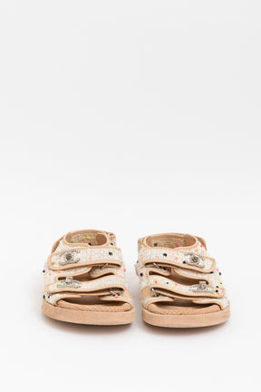Tweed Dad Sandals