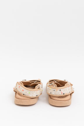 Tweed Dad Sandals