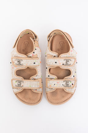 Tweed Dad Sandals
