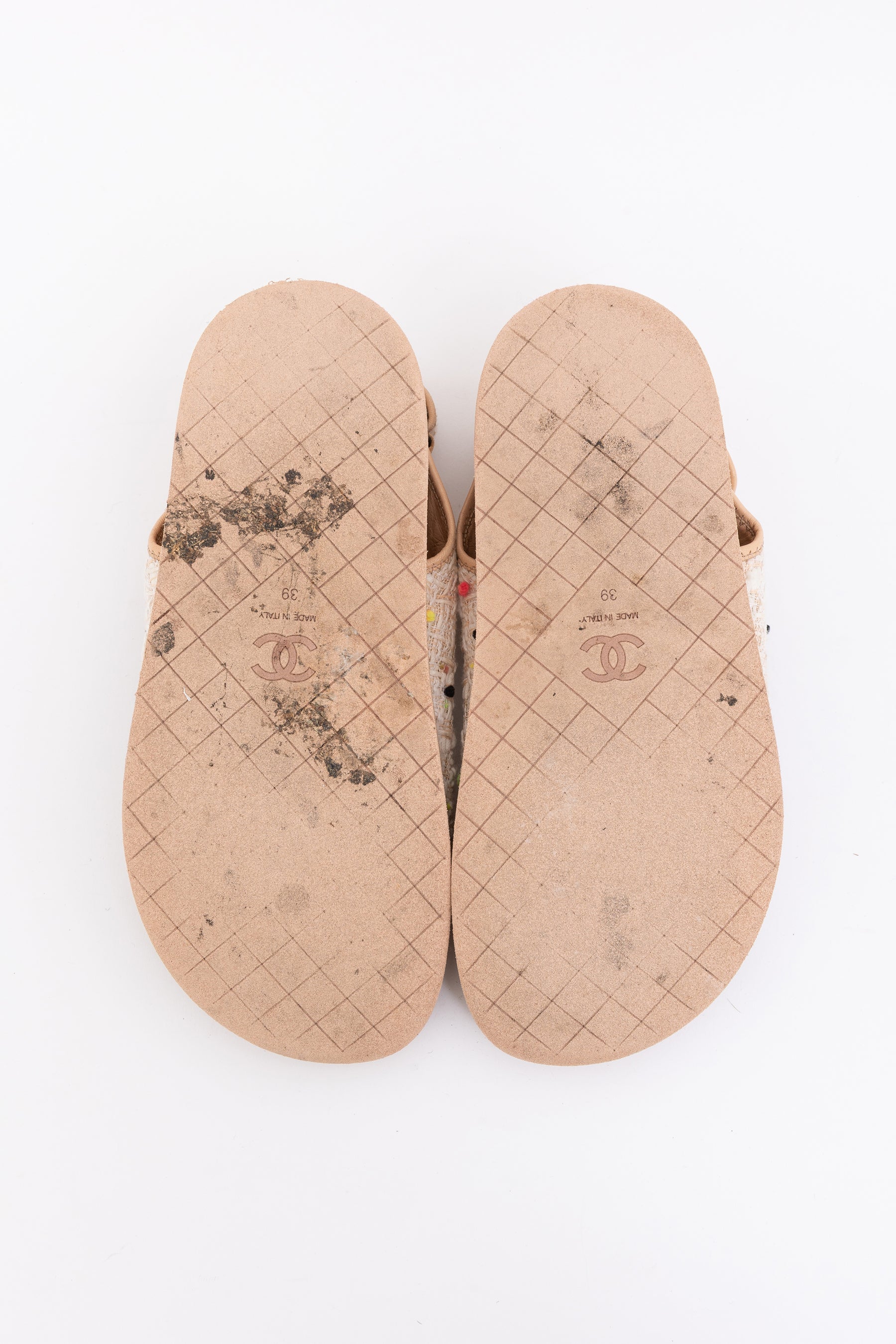 Tweed Dad Sandals