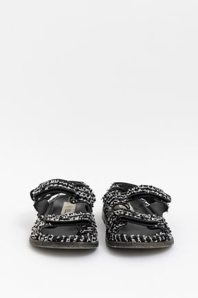 Tweed Dad Sandals