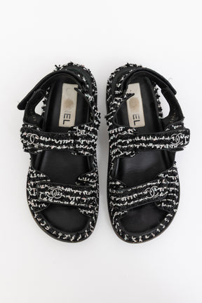 Tweed Dad Sandals