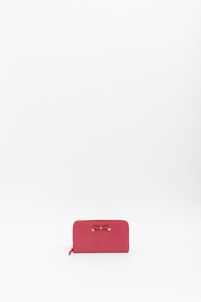 Saffiano Peonia Fiocco Bow Wallet