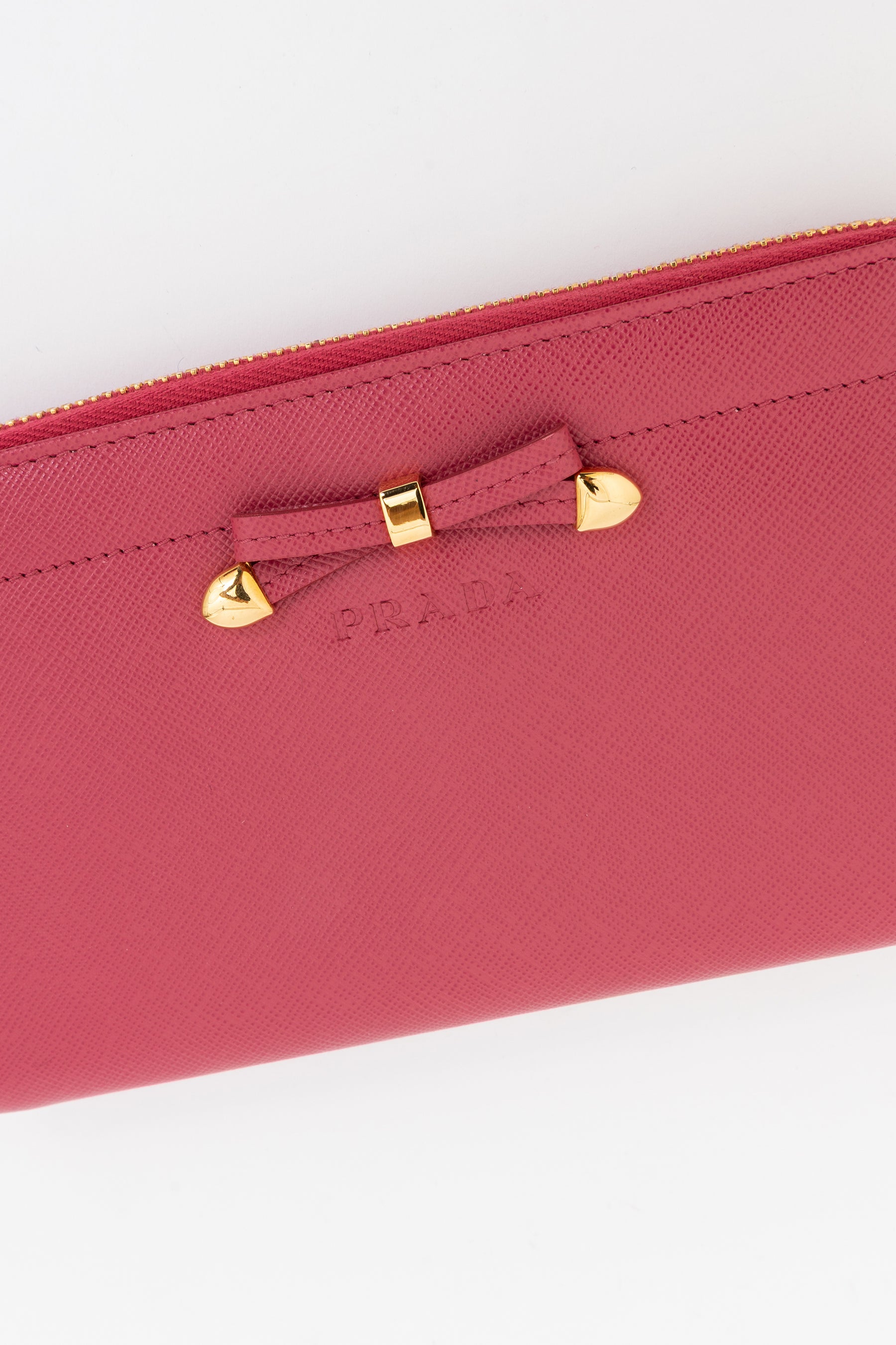 Saffiano Peonia Fiocco Bow Wallet