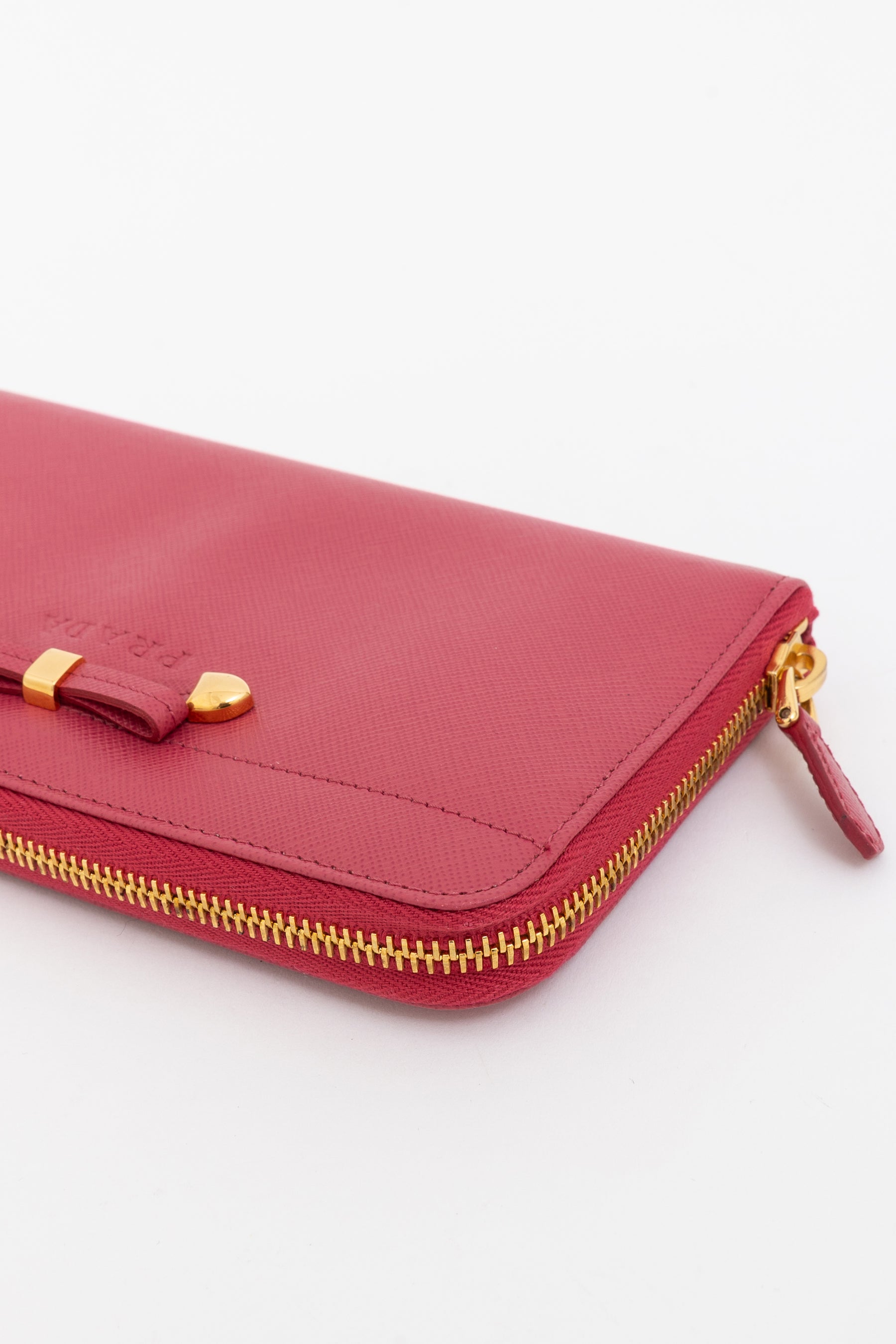 Saffiano Peonia Fiocco Bow Wallet