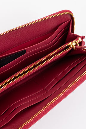 Saffiano Peonia Fiocco Bow Wallet