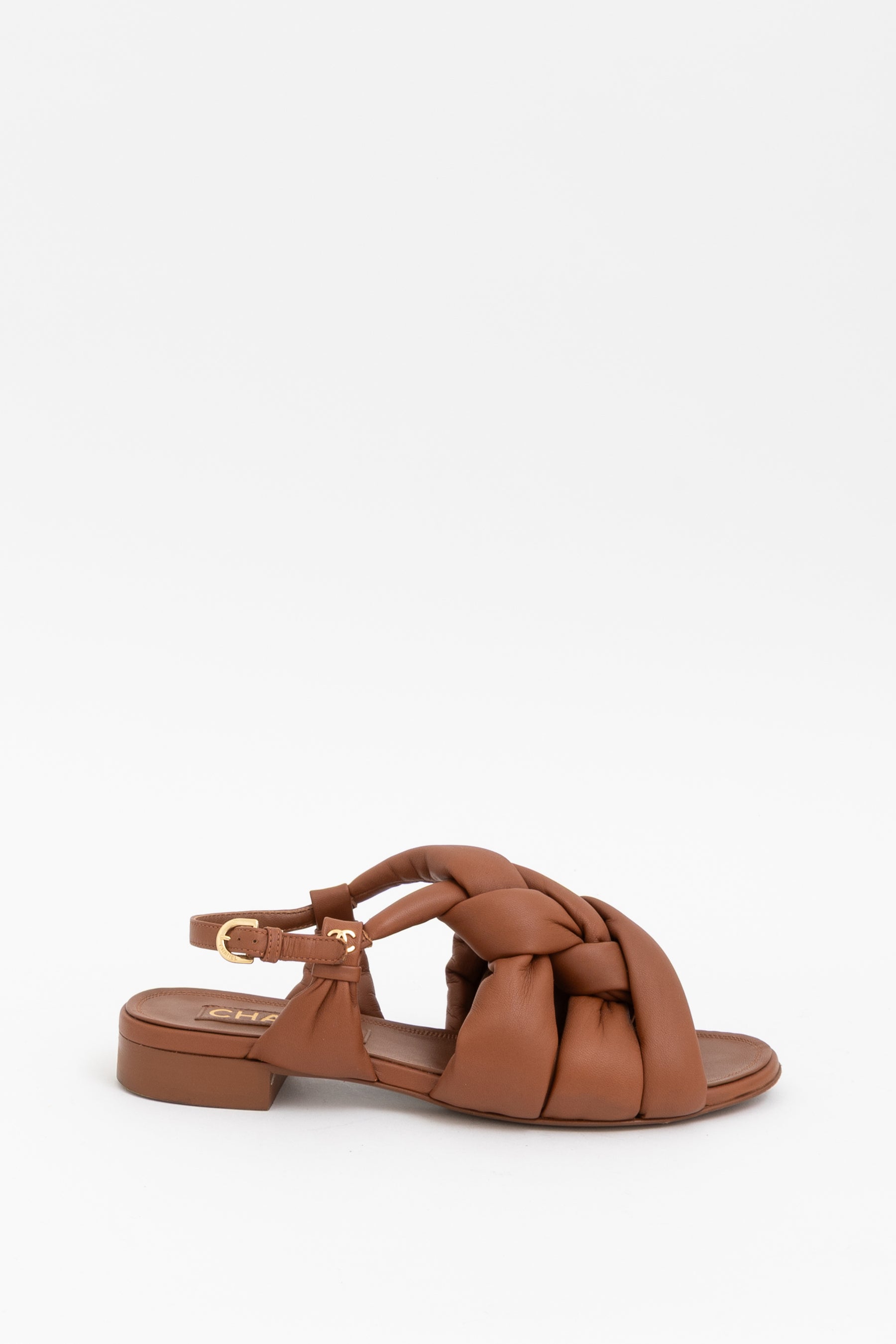 Padded Woven Sandals