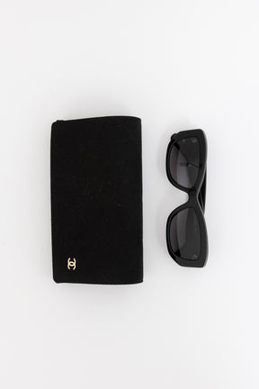 Logo Rectangle Sunglasses