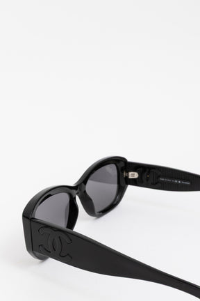 Logo Rectangle Sunglasses