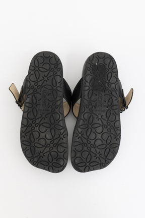 Ease Anagram Logo T-Bar Sandals