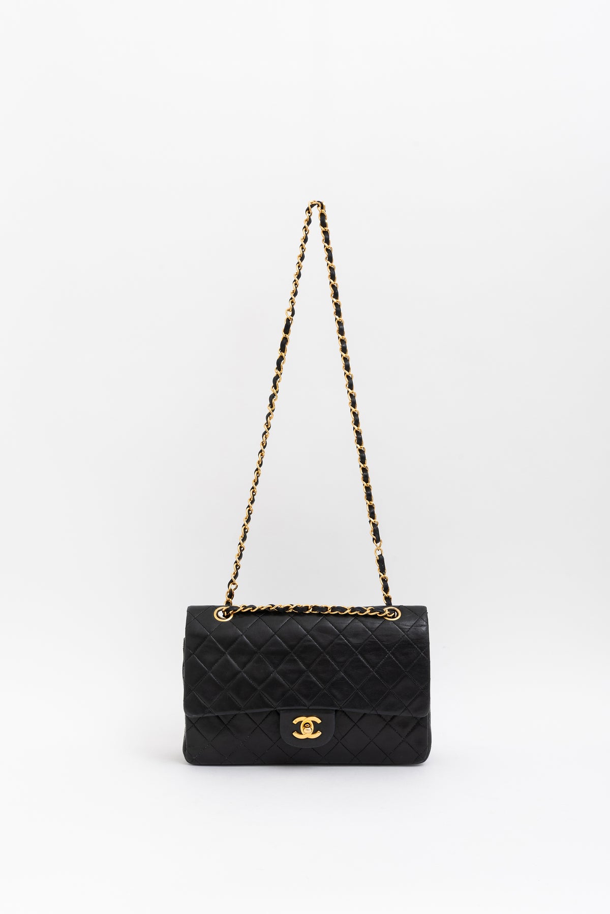 Vintage Classic Medium Double Flap Bag