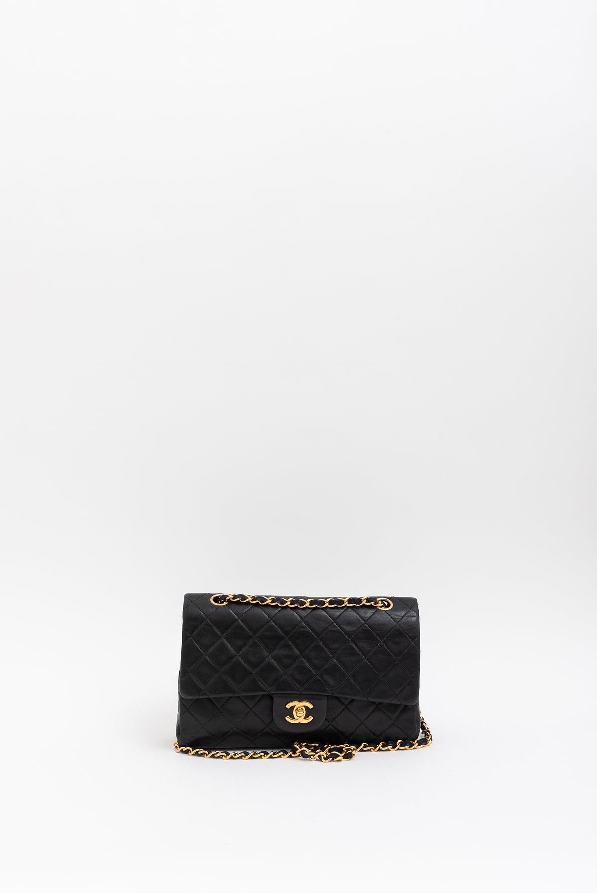 Vintage Classic Medium Double Flap Bag