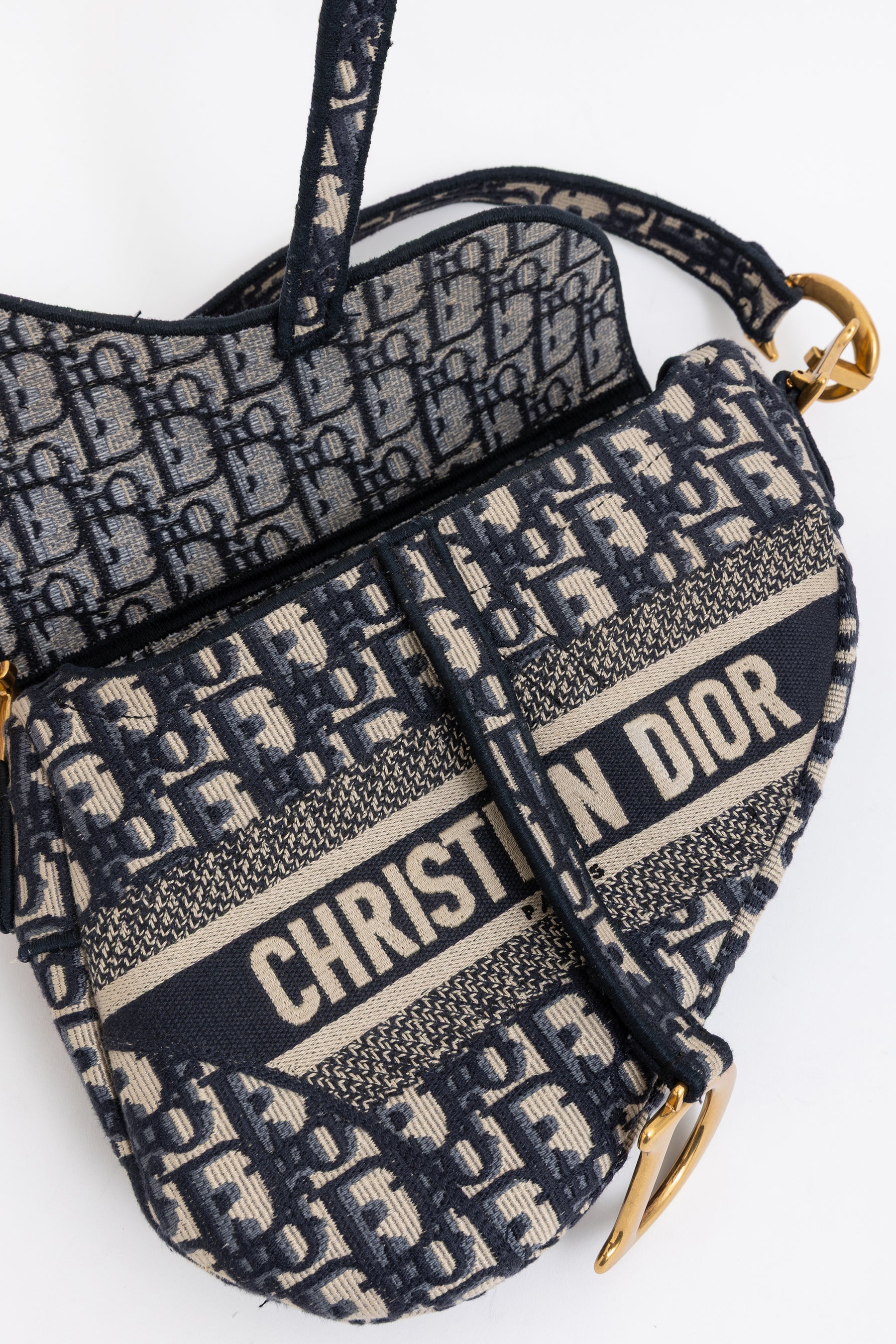 Oblique Monogram Saddle Bag