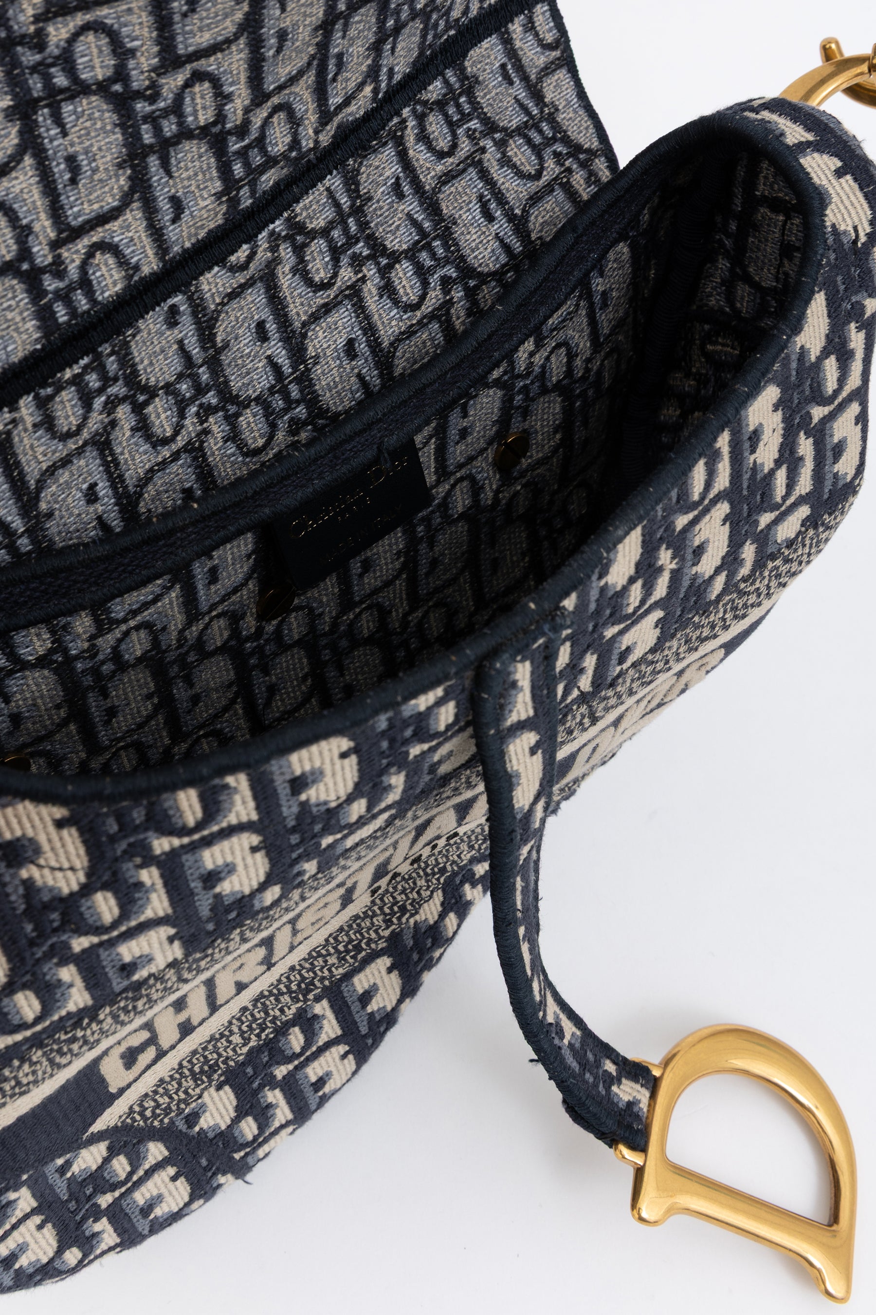 Oblique Monogram Saddle Bag