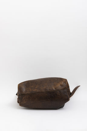 Distressed Hobo Buckle Strap Bag