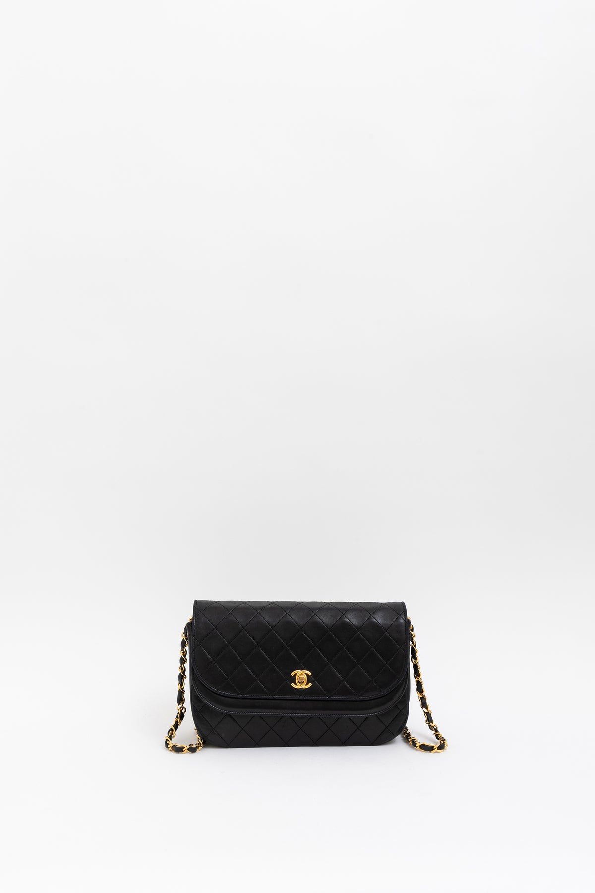 Vintage CC Double Flap Shoulder Bag