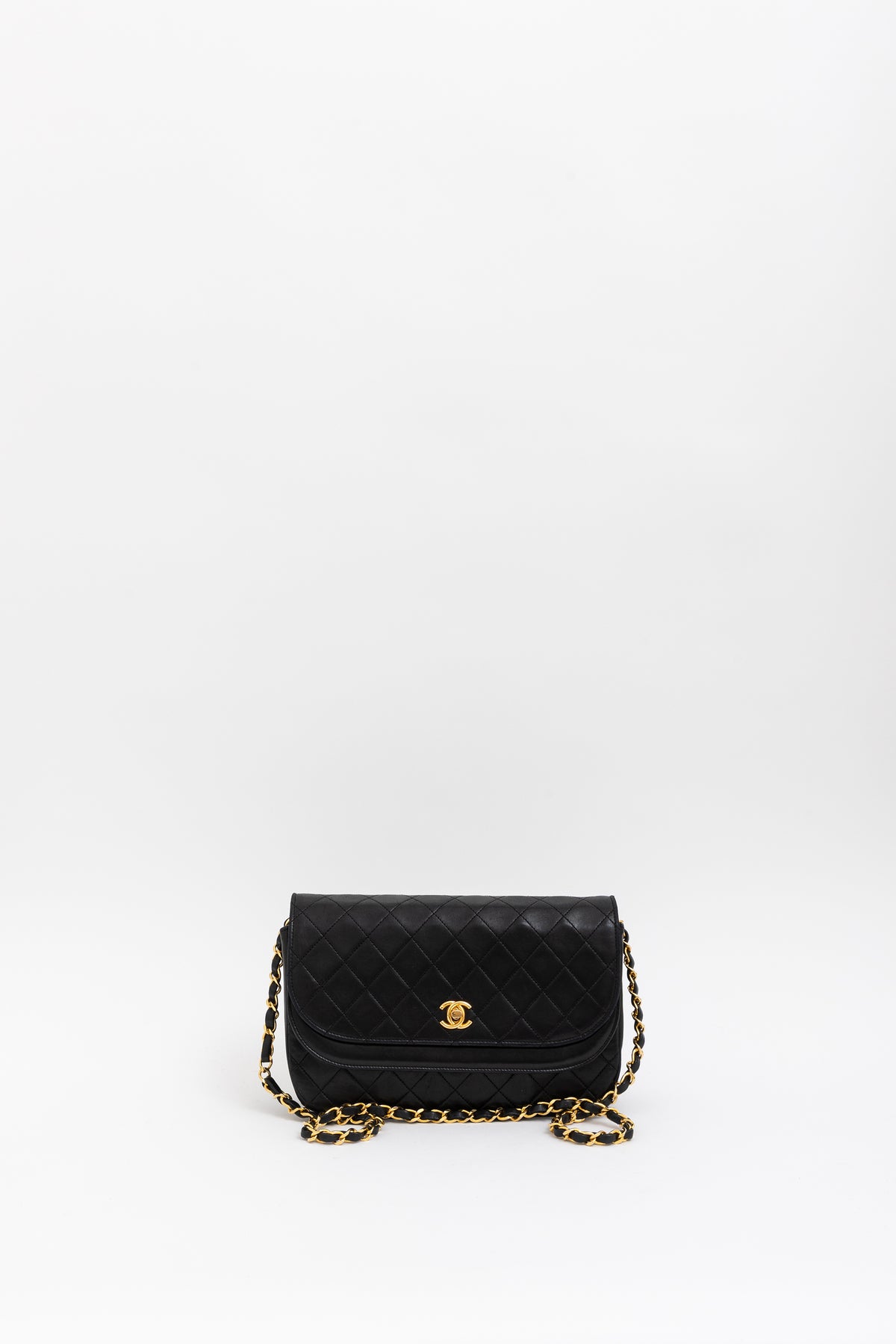 Vintage CC Double Flap Shoulder Bag