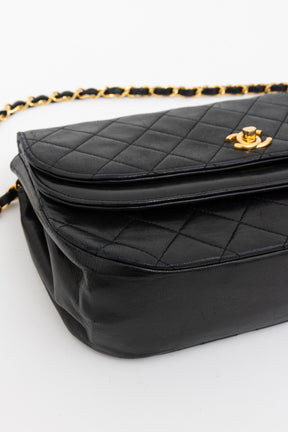 Vintage CC Double Flap Shoulder Bag