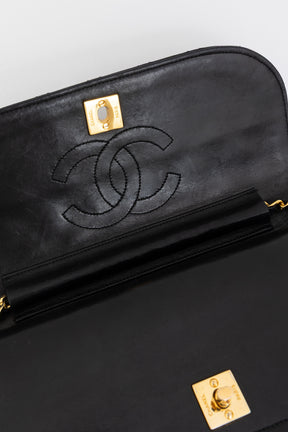 Vintage CC Double Flap Shoulder Bag