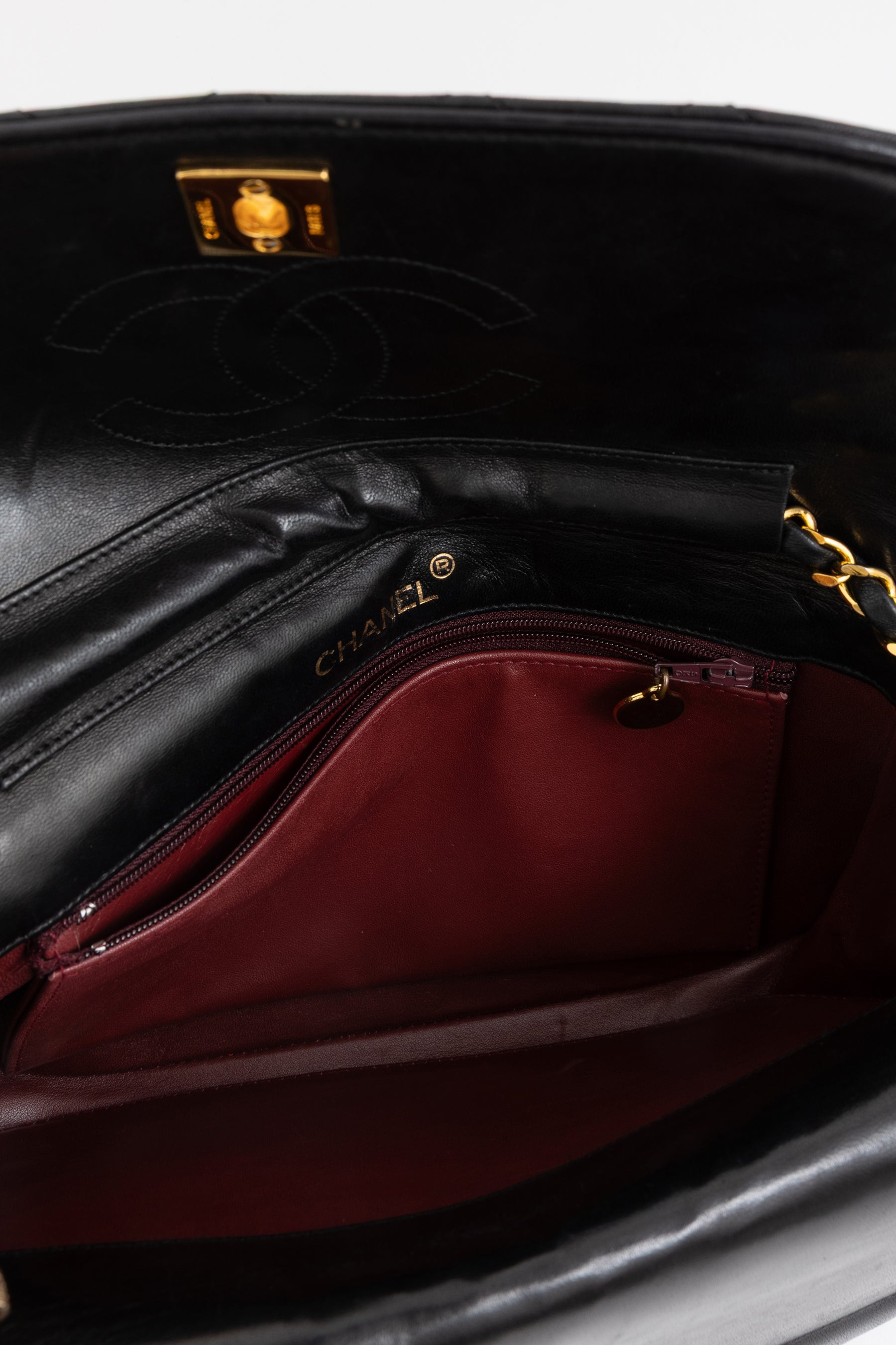 Vintage CC Double Flap Shoulder Bag