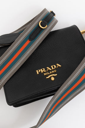 Vitello Daino Flap Crossbody Bag