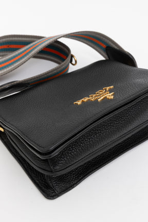 Vitello Daino Flap Crossbody Bag