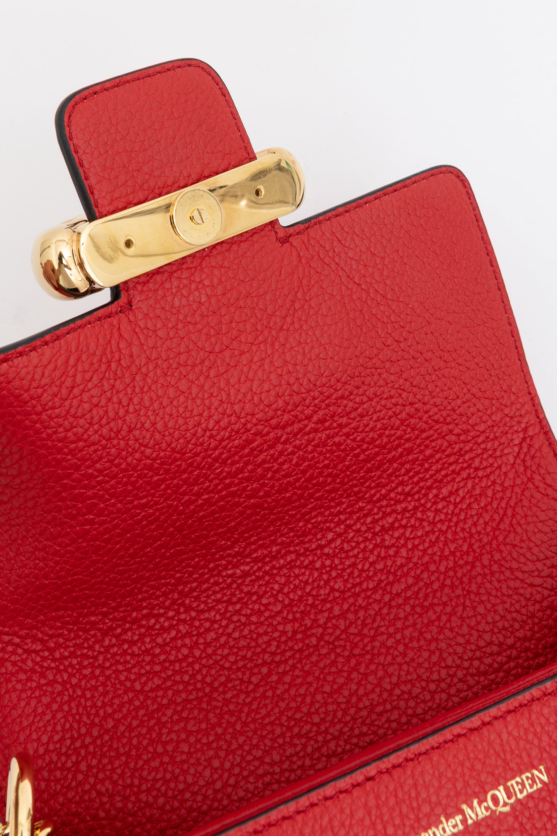 Twin Skull Small Leather Crossbody Bag