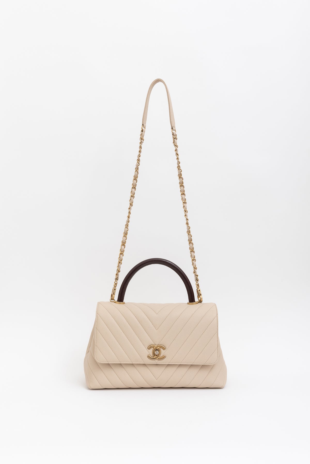 Coco Top Handle Flap Bag