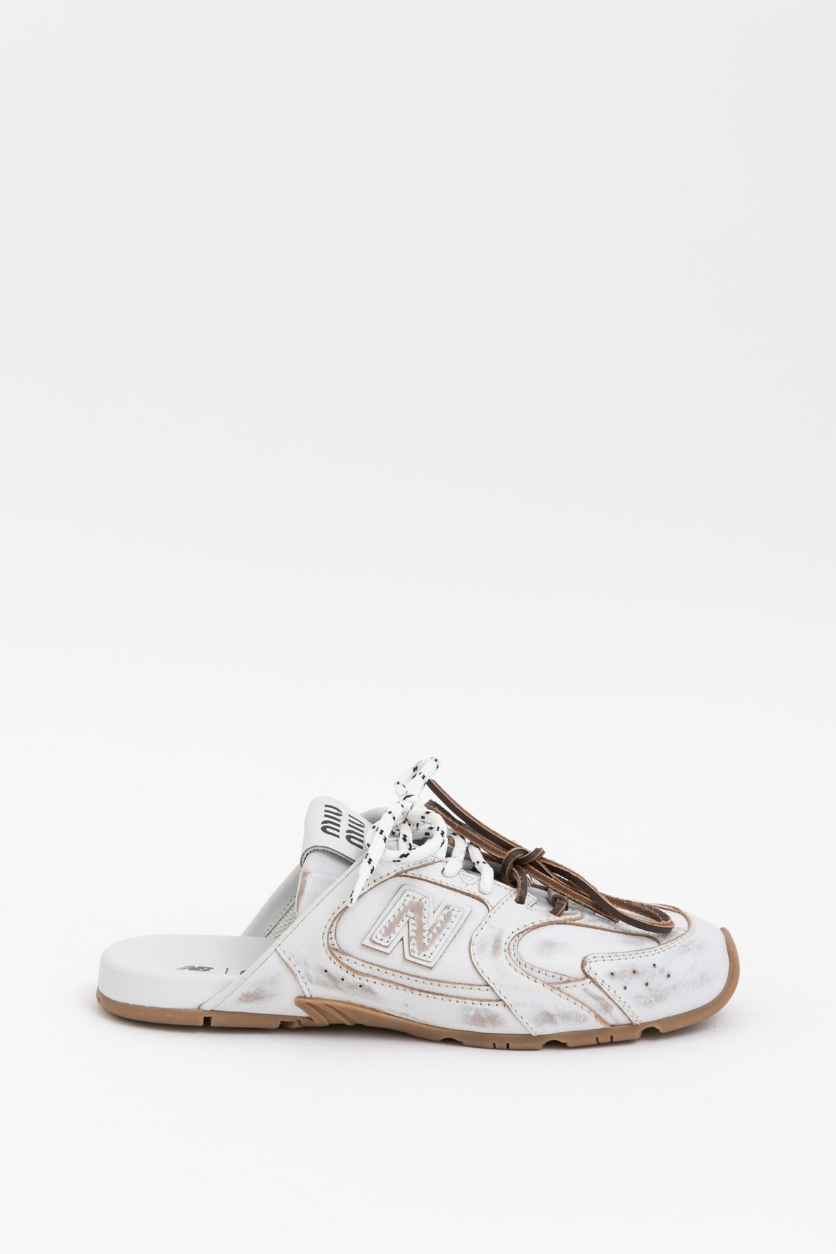 x New Balance 530 SL Deco Calf Leather Mules
