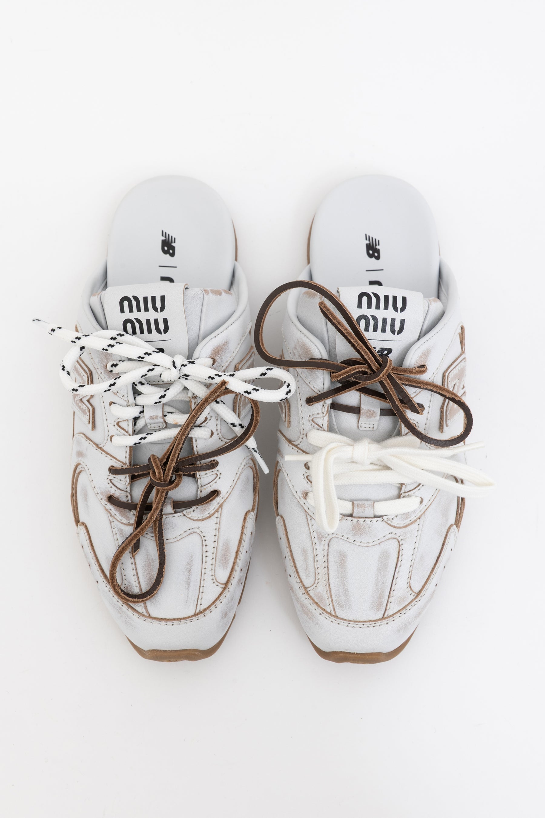 x New Balance 530 SL Deco Calf Leather Mules
