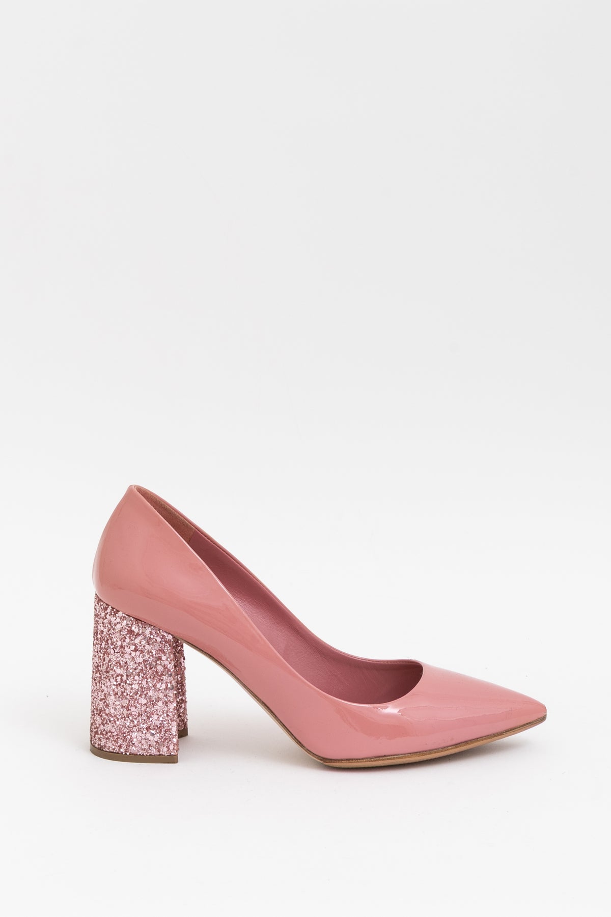 Glitter Heel Pumps